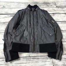 Giacca grigia cropped tecnica
