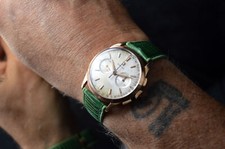 OMEGA CHRONOGRAPH OT 2872 8 VINTAGE 18K ROSE GOLD WATCH CAL.320 35MM