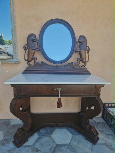 Antica toilette consolle in - toilette,