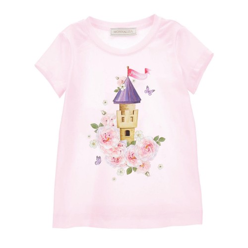 Monnalisa shirt rosa bambina - monnalisa, t-shirt