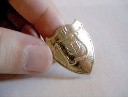 Anello scudo vintage con