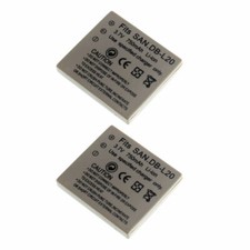 2x 3.7V battery for Sanyo Xacti VPC-E60EX DB-L20, Xacti VPC-CG65, DB-L20A Li-ion