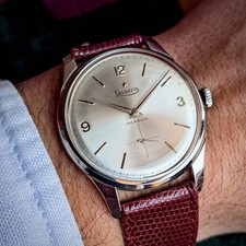 Levrette Paul Picot Oversize Jumbo Steel Case 36.5 Mm Manual Winding Vintage 