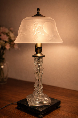 Stupenda lampada tavolo antica