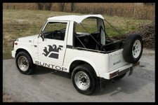 Copertura Bikini Top per Suzuki Samurai SJ e Santana colore Bianco