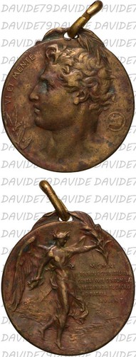 04550 medaglia bronzo - bronzo, touring