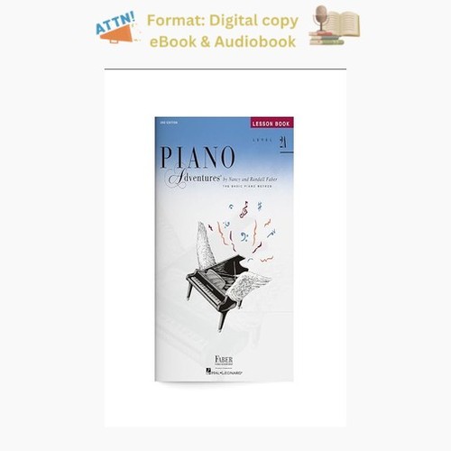 Piano adventures lesson book - piano,