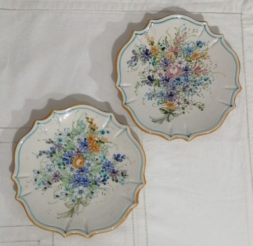 Piatti ceramica fiori 2 - di,