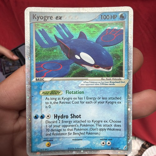 Carta pokemon kyogre 100 - pokemon, 95/100