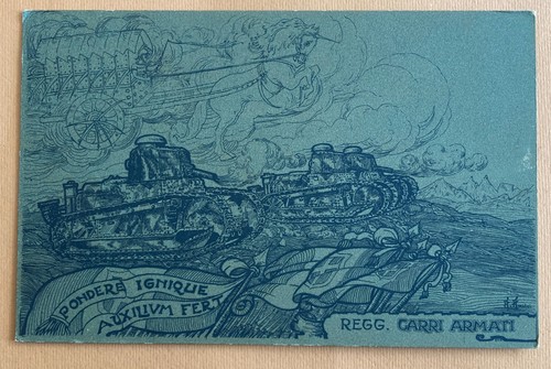 Cartolina illustrata regg - cartolina, "regg