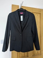 Blazer grigio gessato nuovo -