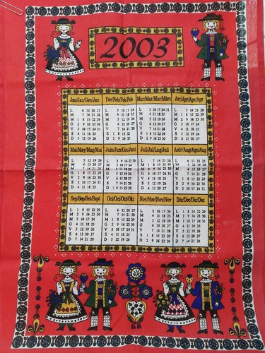 Strofinaccio calendario natale - strofinaccio,