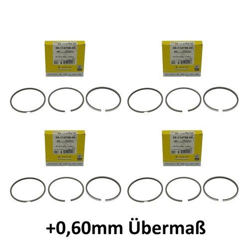 Kit anelli pistone - kit, mm