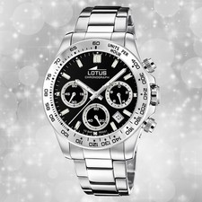 Orologio da polso acciaio inox argento orologio da uomo Lotus Classic elegante UL18912/3