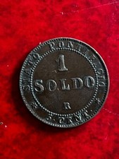 1 soldo 1867 5 centesimi stato pontificio Pio IX 1792 1878 papa dal 1846