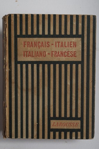 Dictionnaire francais italien - dictionnaire, francais-italien