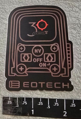 Adesivo vinile eotech anni - adesivo,
