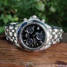 Orologio Uomo Sector Sge650 Cronografo Diver 300m Vintage Swiss Made ETA 251.272