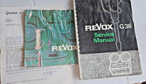 Revox studer g36 servizio - revox,