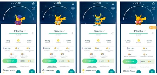 Pokémon shiny pikachu - go,