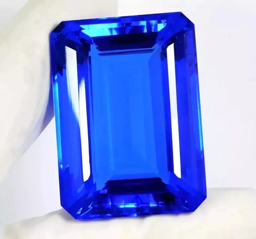 Topazio blu taglio smeraldo - topazio,