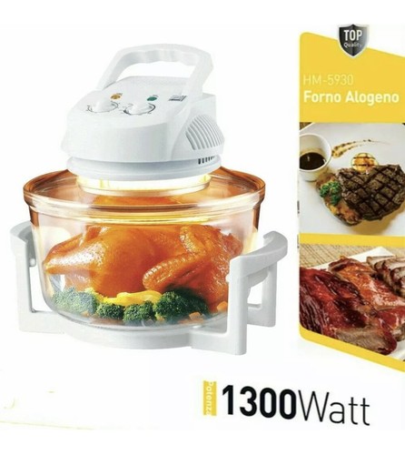 Forno alogeno hoomei 1300w - alogeno,