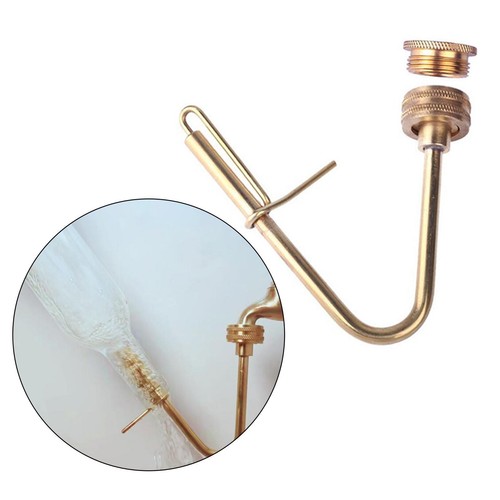 Bottiglia getto ottone e - in,