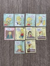 SIMPSON 10 MINI CARD LENTICOLARI FORMAGGINI MIO, SUCCHI DI FRUTTA DERBY