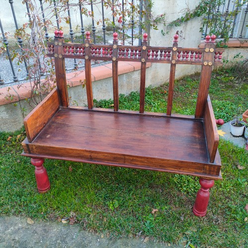 Panca etnica legno - panca, in