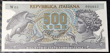 500 LIRE  ARETUSA SERIE