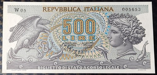 500 lire aretusa serie - 500,