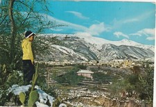44/CATANIA - ZAFFERANA ETNEA - PANORAMA  CON L'ETNA SOTTO LA NEVE