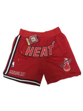 PANTALONCINI/SHORTS ADULTO CON TASCHE-BASKET-NBA-MIAMI HEAT-ROSSI-WADE
