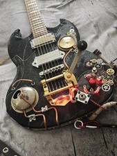 Chitarra Elettrica Steampunk