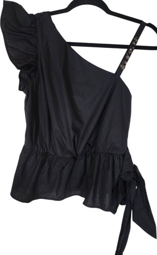Top pinko nero monospalla con - nero,