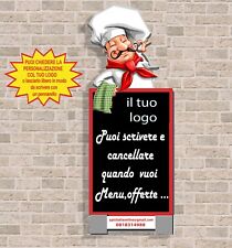 TOTEM LAVAGNA MENU PER ESTERNO RISTORANTE PIZZERIA BRACERIA GELATERIA PUB SUSHI