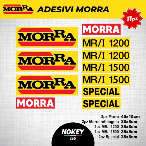 Kit adesivi morra per macchine