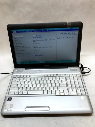Toshiba satellite l505d - toshiba,