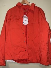 Aspesi Giacca Camicia Imbottita Arancione Taglia M