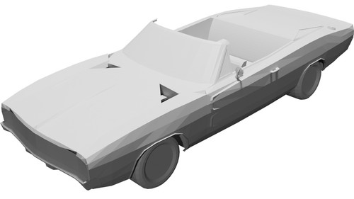 Modello auto scala dodge - auto,