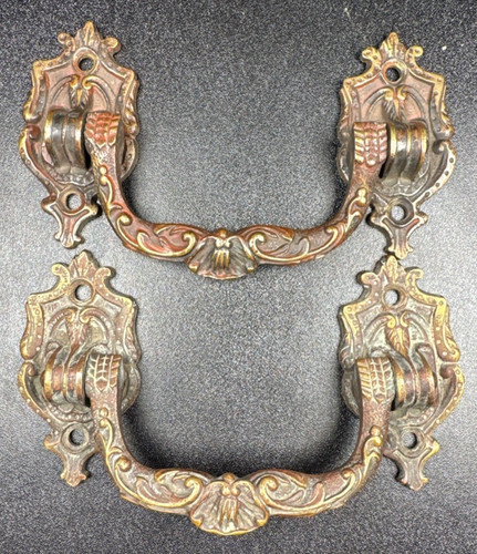 Coppia antichi cassetti - coppia,