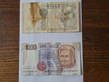 Banconote Italiane lire mille