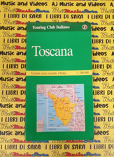Cartina TOSCANA grande carta stradale d'Italia TOURING CLUB ITALIANO 1997 (L41)