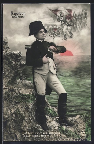 Cartolina napoleone sulla - cartolina,