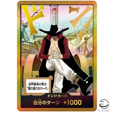 DON!! Carta Cornice Oro Mihawk