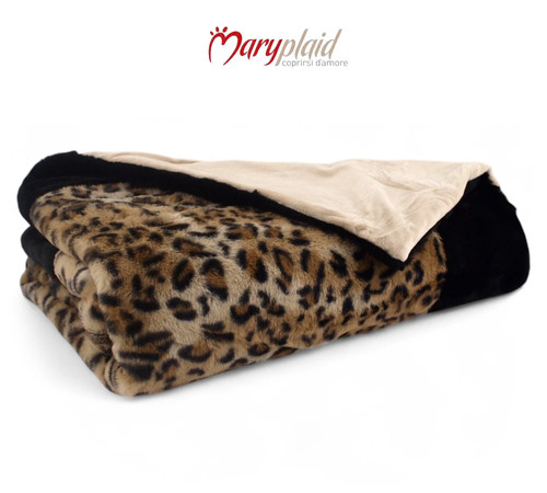 Plaid pelliccia ecologica - pelliccia,