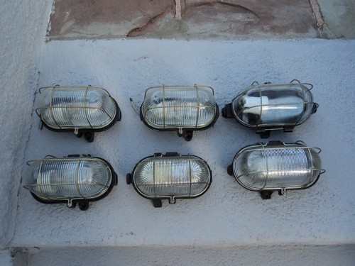 Ancienne lampe hublot applique - lampe,