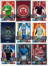 Lotto 144 carte Match Attax Scottish League SPFL 2015-2016