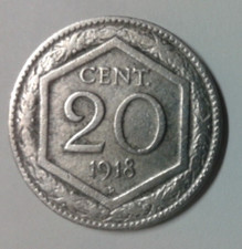 REGNO - 20 CENT. - ESAGONO -