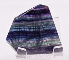Fetta Di Fluorite Blu Viola